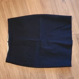 J. Crew No 2 Pencil Skirt in Stretch Cotton size 4 navy blue